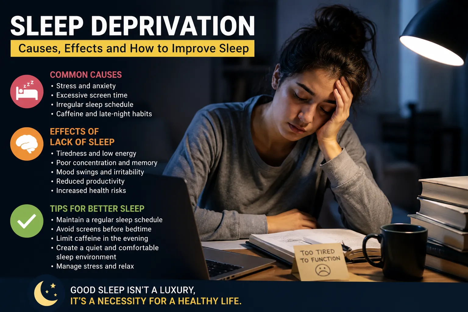 Sleep Deprivation Explained: Types, Causes, Symptoms, and Treatment