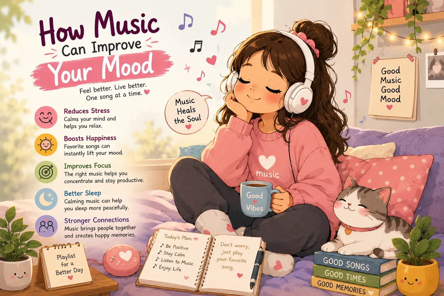 How Music Can Improve Your Mood: Simple Benefits of Listening to Music